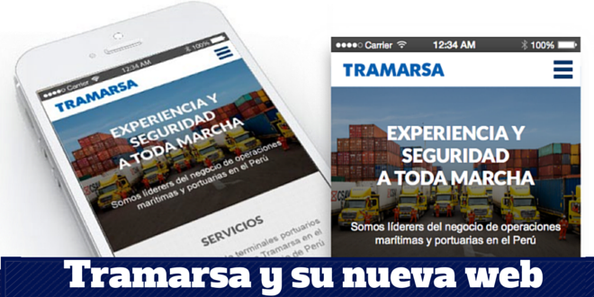 Operador marítimo Tramarsa presenta su nueva página web