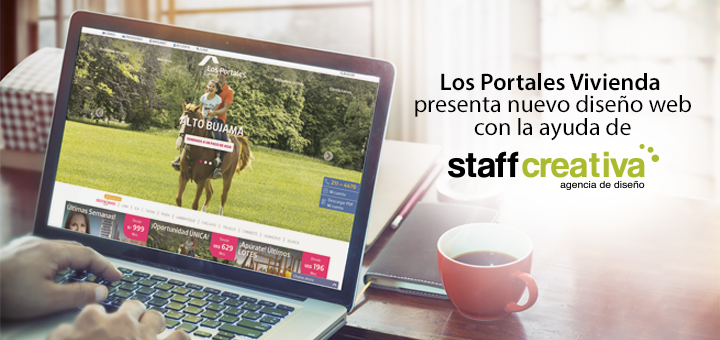 Staff Creativa presenta el nuevo diseño web de Los Portales Vivienda