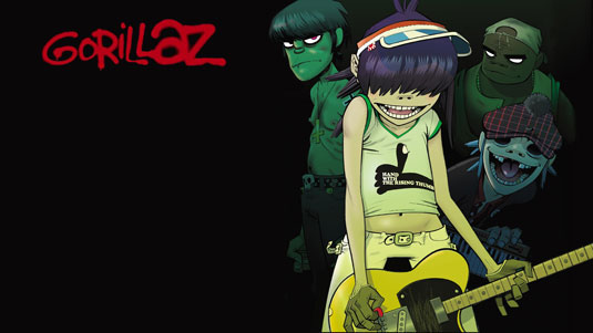 Gorillaz es una banda virtual, y la banda entera representa el proyecto.