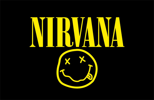 El diseño de logo de Nirvana es fácilmente reconocible en la industria de la música.