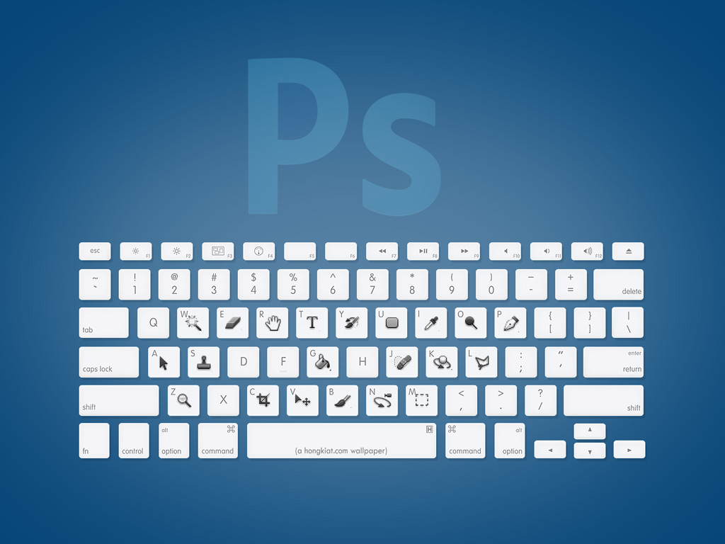 atajos de teclado en photoshop